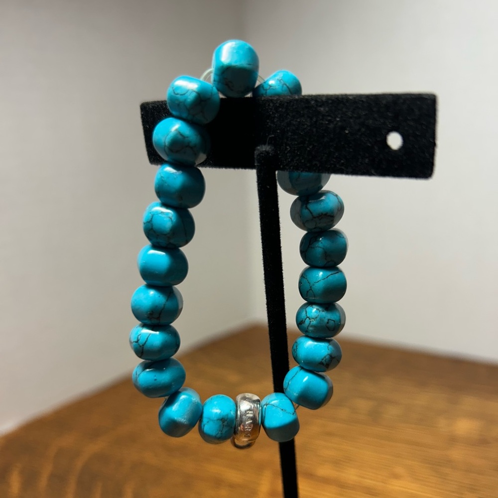 Thomas Sabo Turquoise Elastic Charm Bracelet